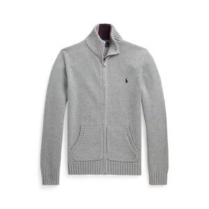 Ralph Lauren Cotton Full-Zip Sweater